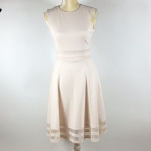 CALVIN KLEIN FIT & FLARE DRESS